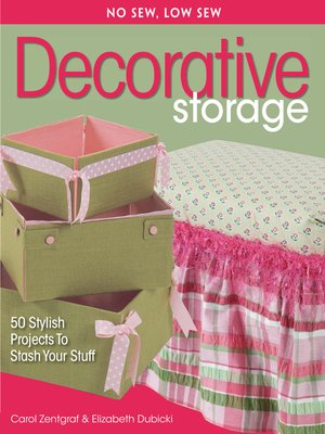 cover image of No Sew, Low Sew Decorative Storage
